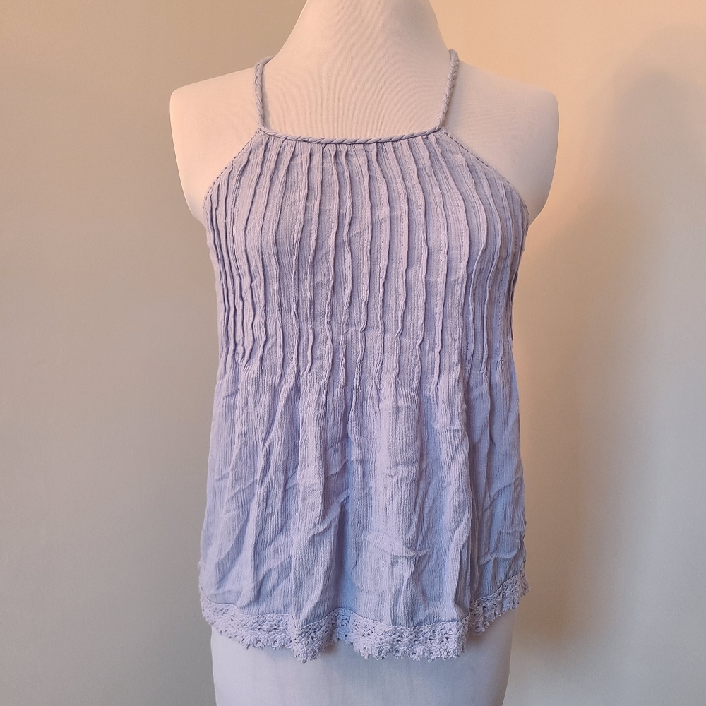 Charlotte Russe Light Blue Tank Top Size Small